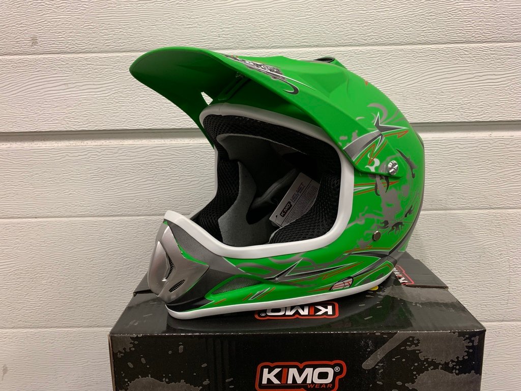 CASQUE ENFANT GPX HOMOLOGUÉ ECER 22-05 VERT - L