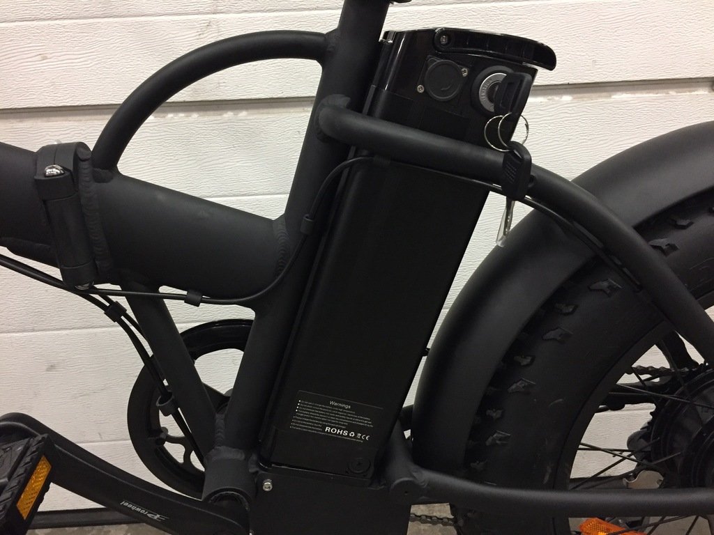 Vélo électrique Fat-bike pliable - noir