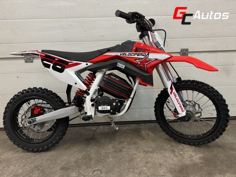 Moto électrique VELOCIFERO 1000W - 60V LITHIUM 14/12 (Dès 8 ans)- rouge