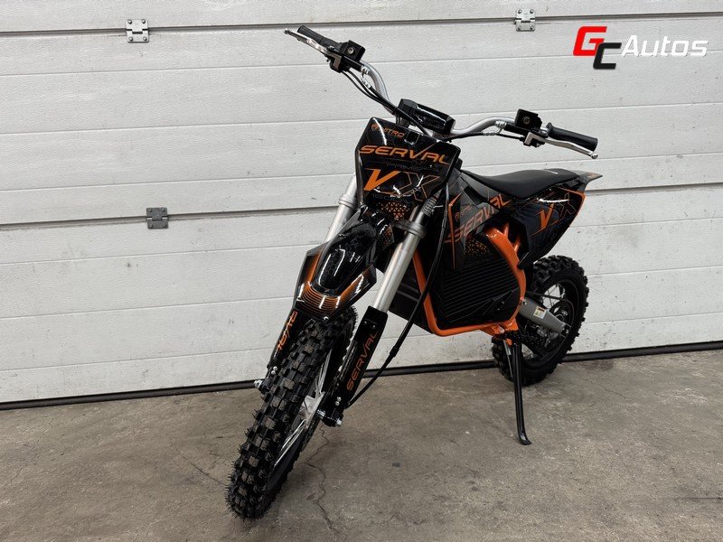 Moto electrique Serval 1600W - 14/12 48V-15AH LITHIUM (dès 9 ans) - orange