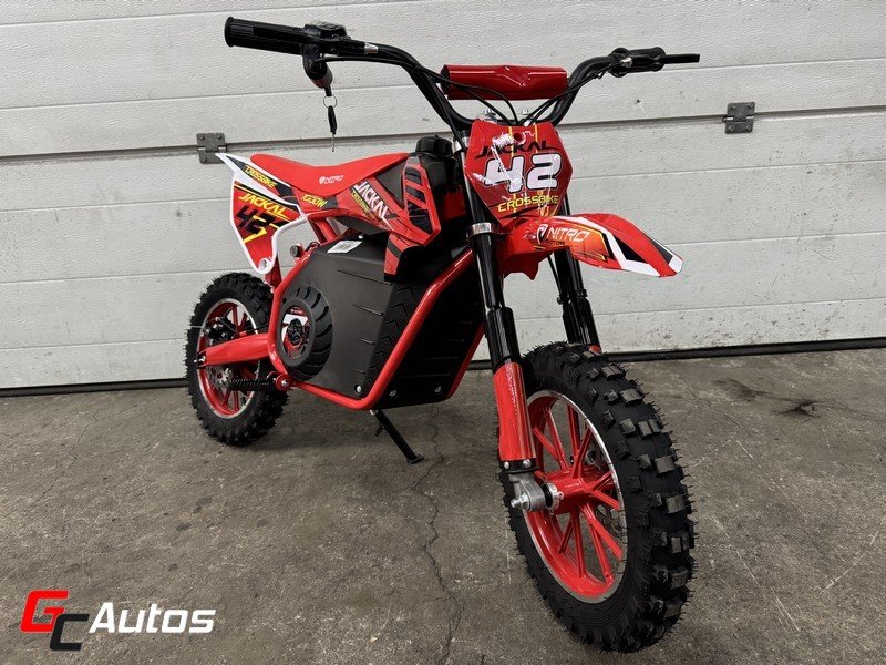Moto électrique Jackal 1000W - 36V 10/10 (4/8ans) - rouge