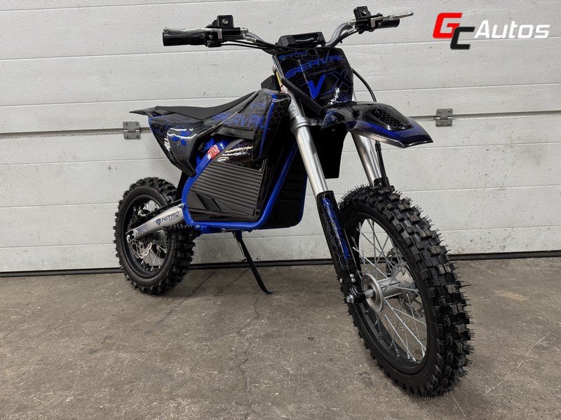 Moto electrique Serval 1600W - 14/12 48V-15AH LITHIUM (dès 9 ans) - bleu