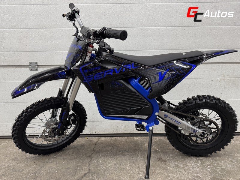 Moto électrique Serval 2000W - 14/12 60V - 20AH (dès 9 ans) - bleu