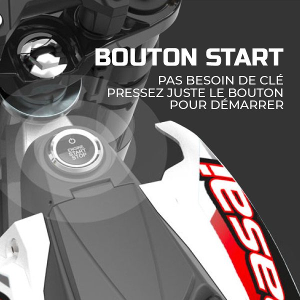 Moto Masai  Vision 3000W - blanc