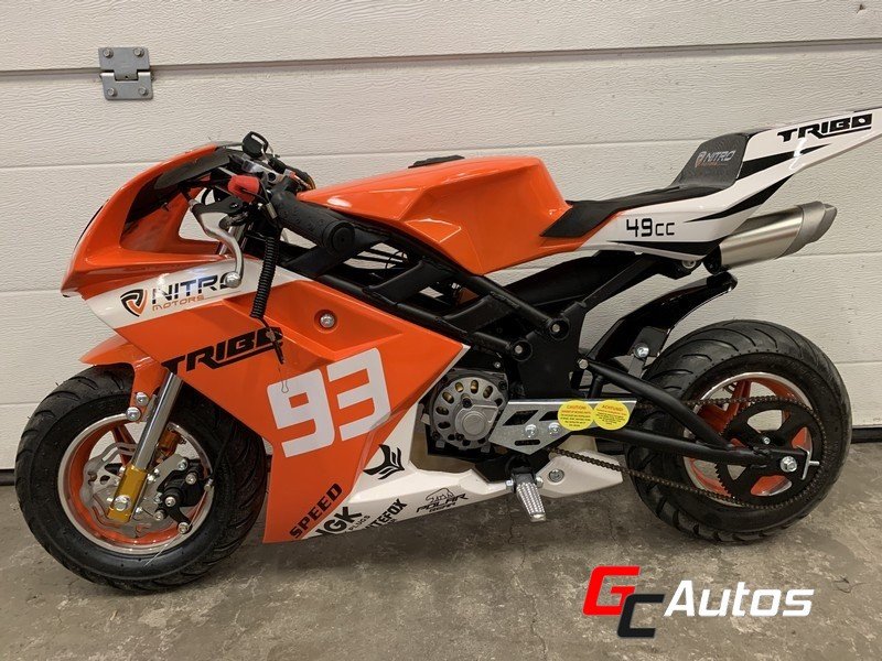 Moto pocket course NITRO MOTORS TRIBO 49 CC - orange