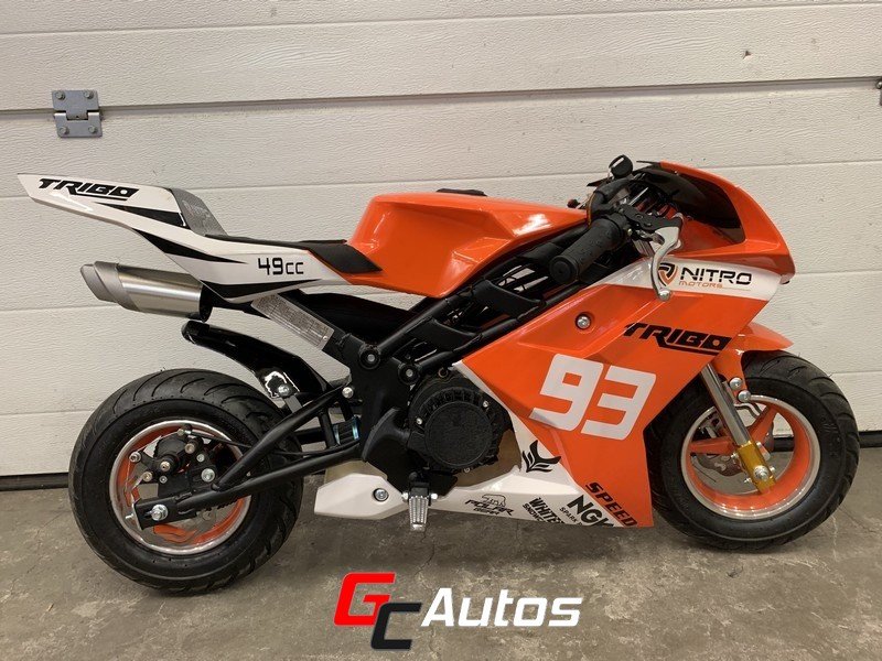 Moto pocket course NITRO MOTORS TRIBO 49 CC - orange