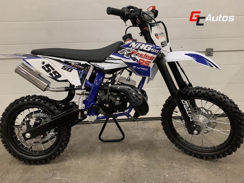 Dirt bike NRG 50 cc 14/12 luxe (Dès 8 ans) - bleu