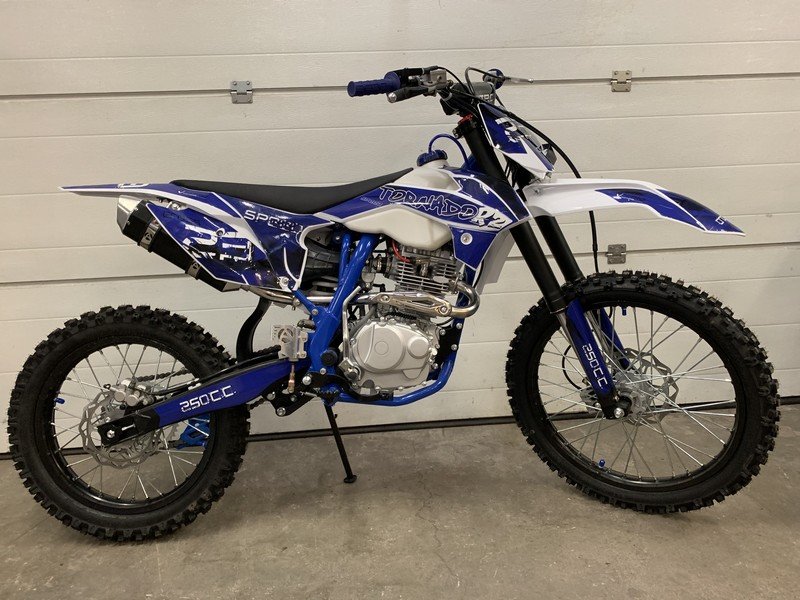 Dirt bike tornado R2  250cc - bleu