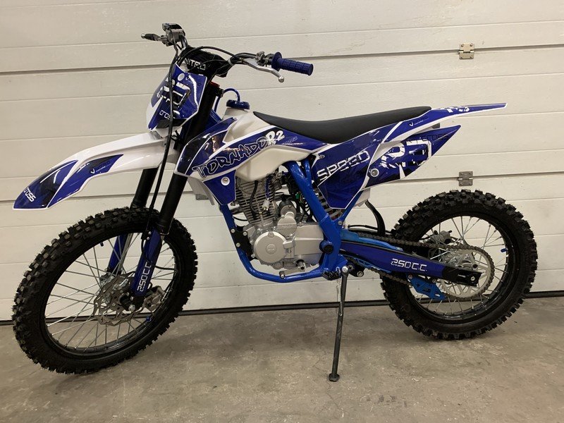 Dirt bike tornado R2  250cc - bleu