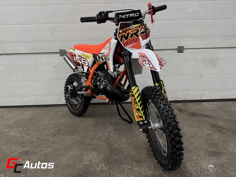 Dirt bike NRG 50 cc 14/12 luxe (Dès 8 ans) - orange