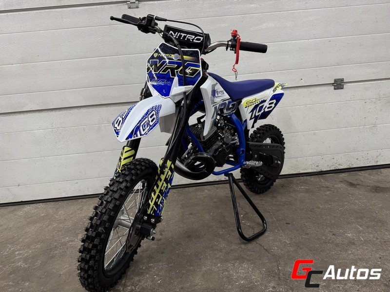 Dirt bike NRG 50 cc 14/12 luxe (Dès 8 ans) - bleu