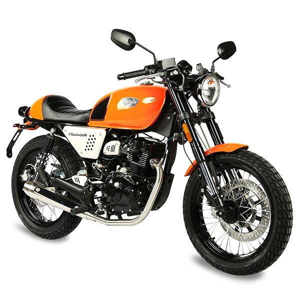 Moto Masai Vintage BLACK CAFE 125 - orange