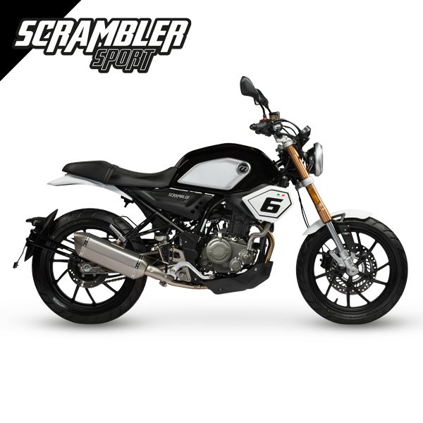 Moto Masai SCRAMBLER SPORT 125 - noir