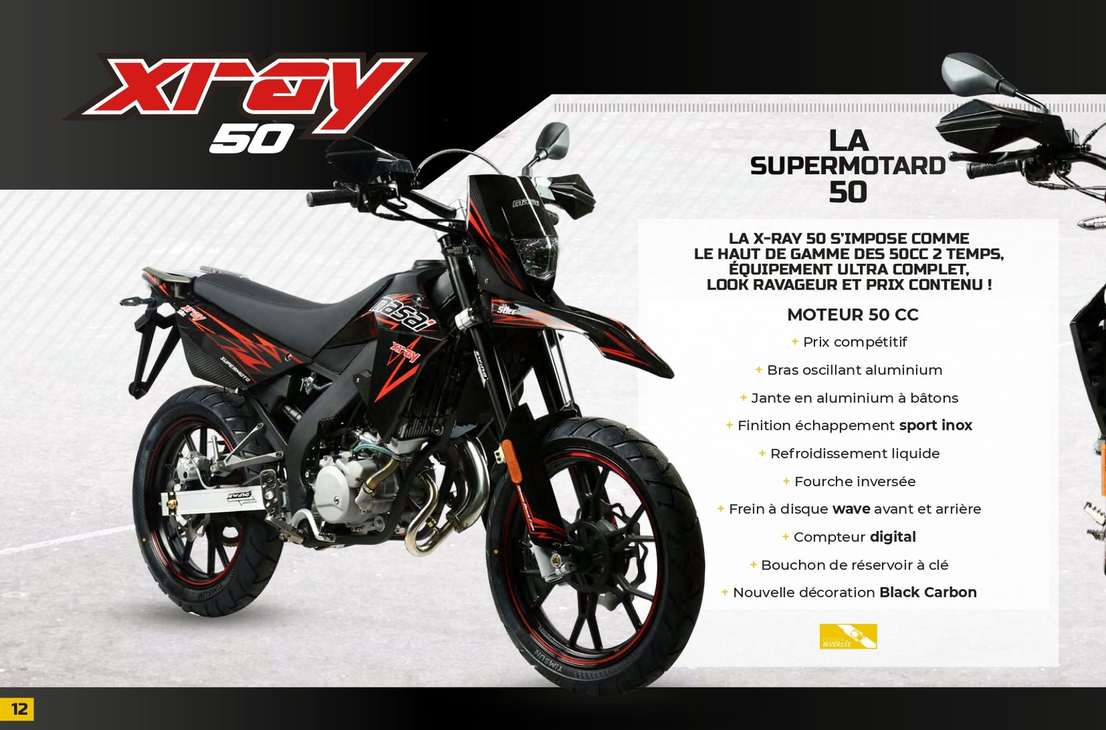 Moto Masai X-RAY 50 - noir