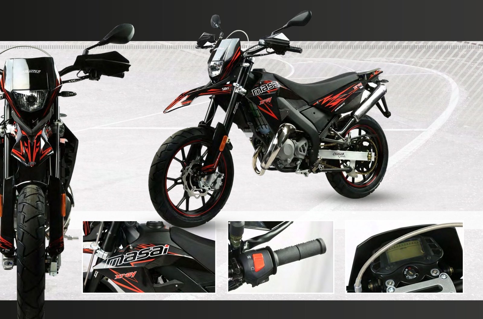 Moto Masai X-RAY 50 - noir