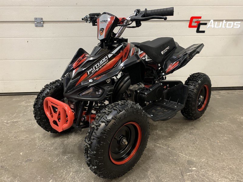  Quad python 49cc e-start (de 4 a 6 ans)  - rouge