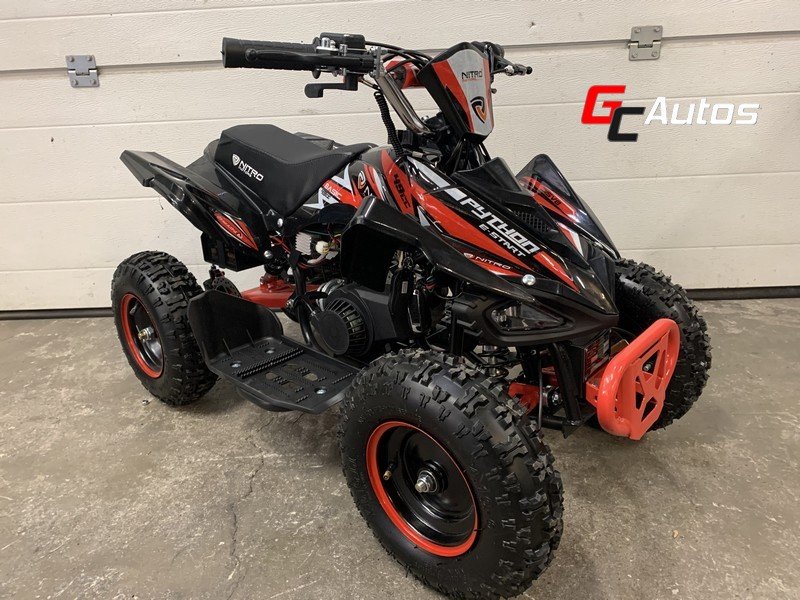  Quad python 49cc e-start (4/6 ans)   - rouge