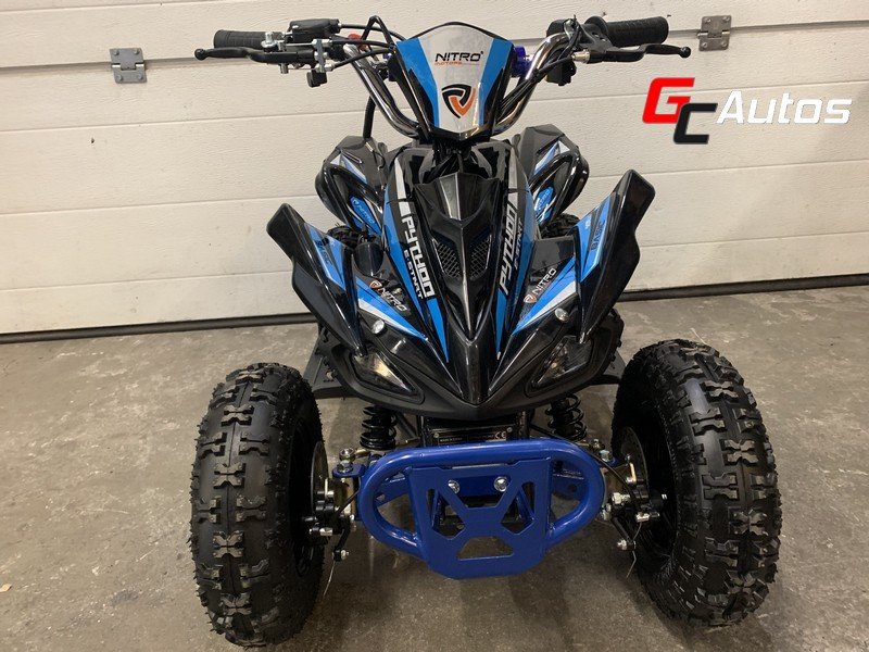  Quad python 49cc e-start (4/6 ans)  - bleu