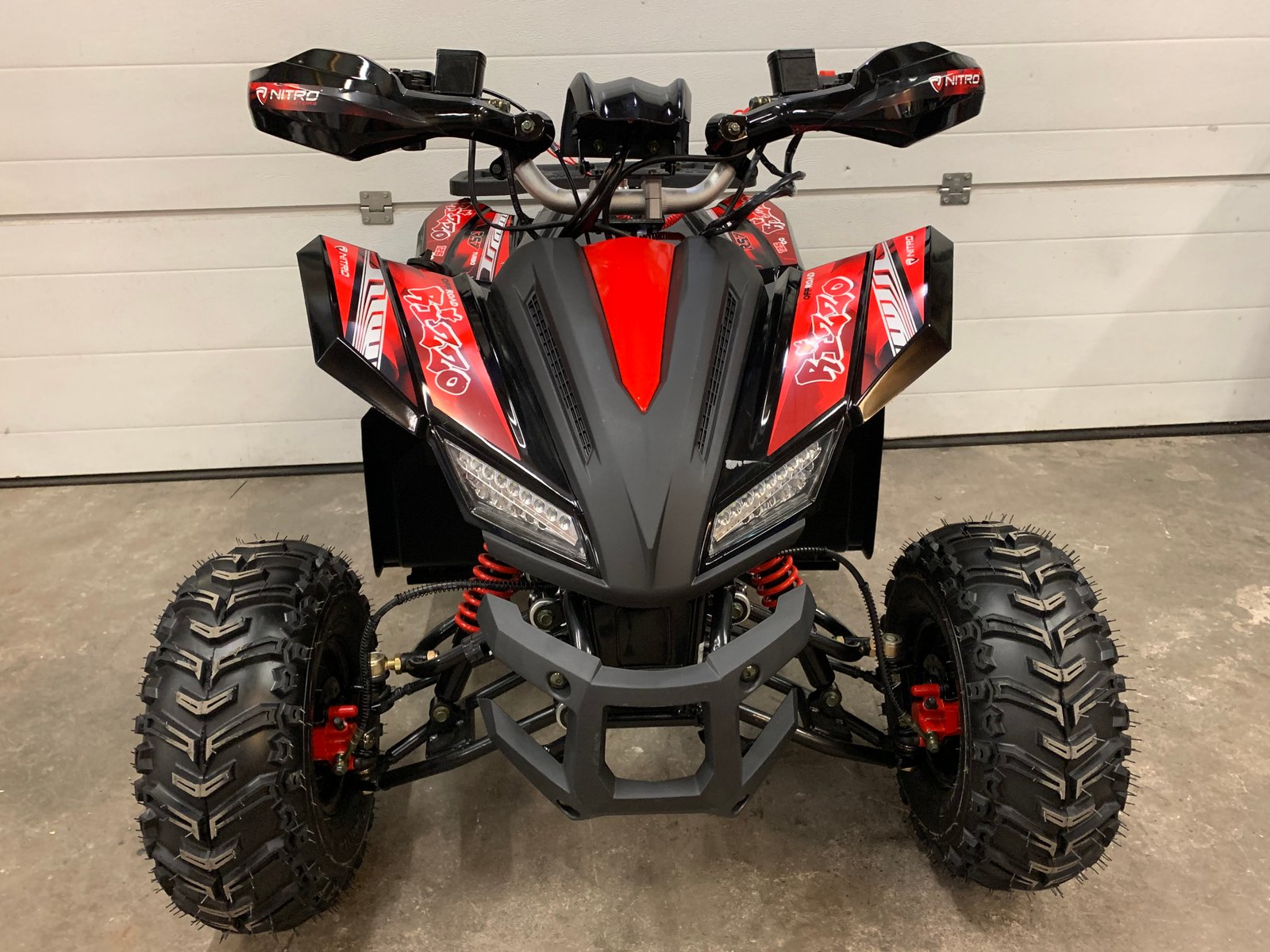 Quad nitro rizzo 125cc 7P (10 ans et +) - rouge
