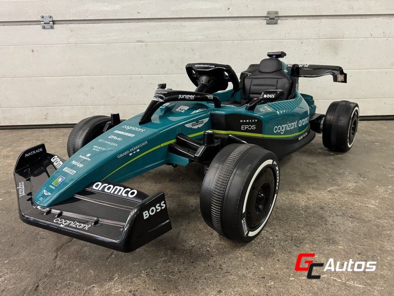 Voiture éléctrique F1 Aston Martin 24V (10 mois/5 ans) - vert