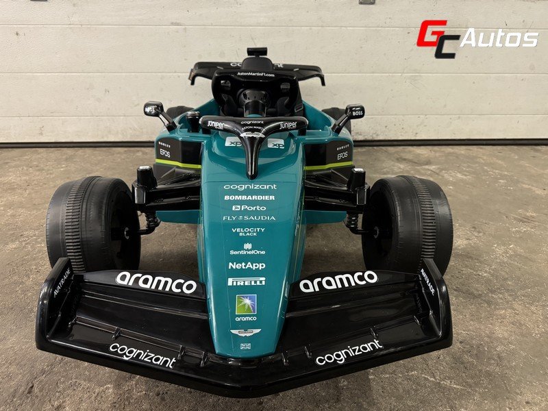 Voiture éléctrique F1 Aston Martin 24V (10 mois/5 ans) - vert