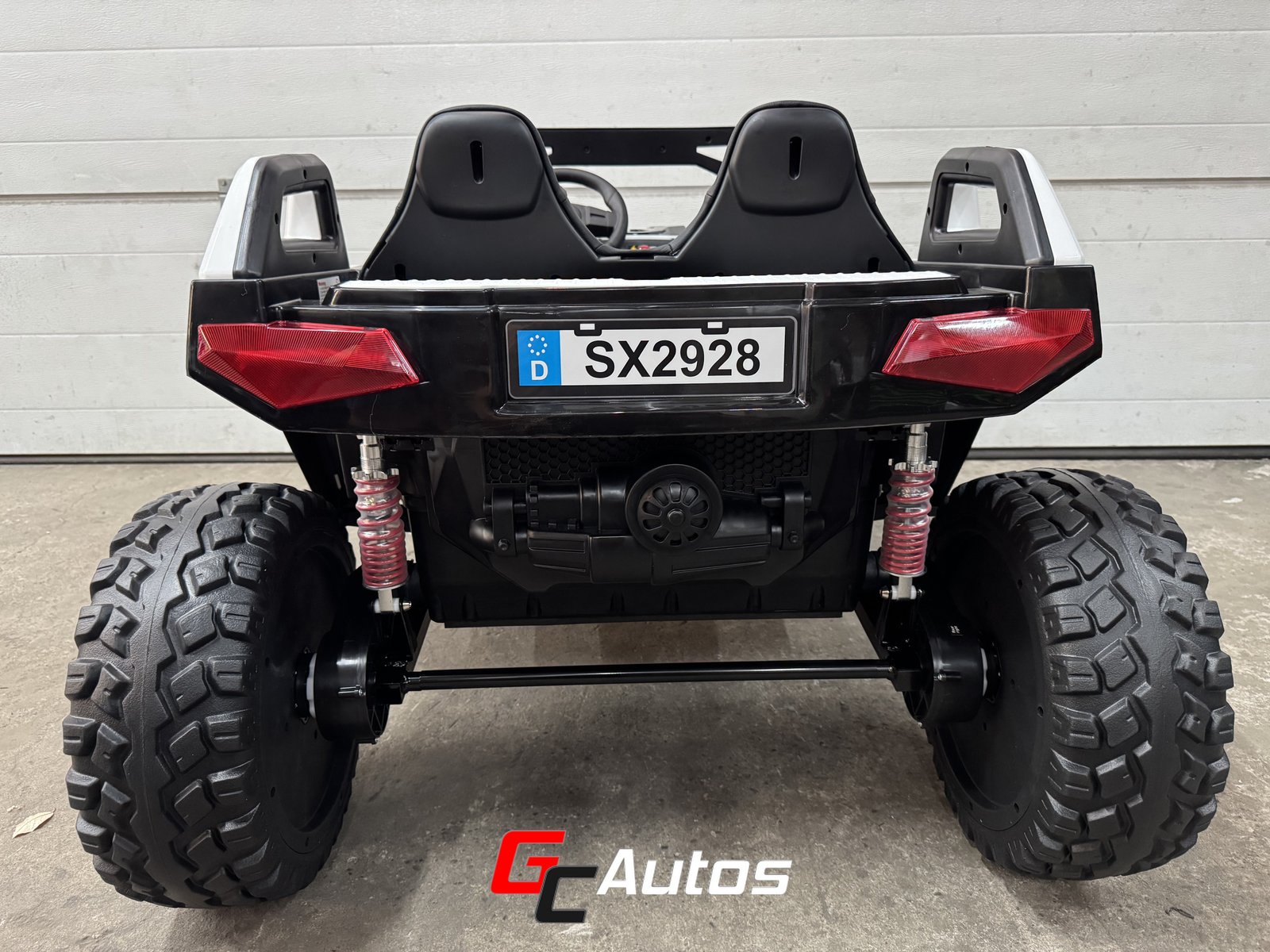 Buggy électrique crawler 24V 4 moteurs 2 x 300W + 2 x 35W - Blanc (10 mois/8 ans)
