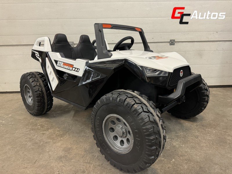 Buggy électrique crawler 24V 4 moteurs 2 x 300W + 2 x 35W - Blanc