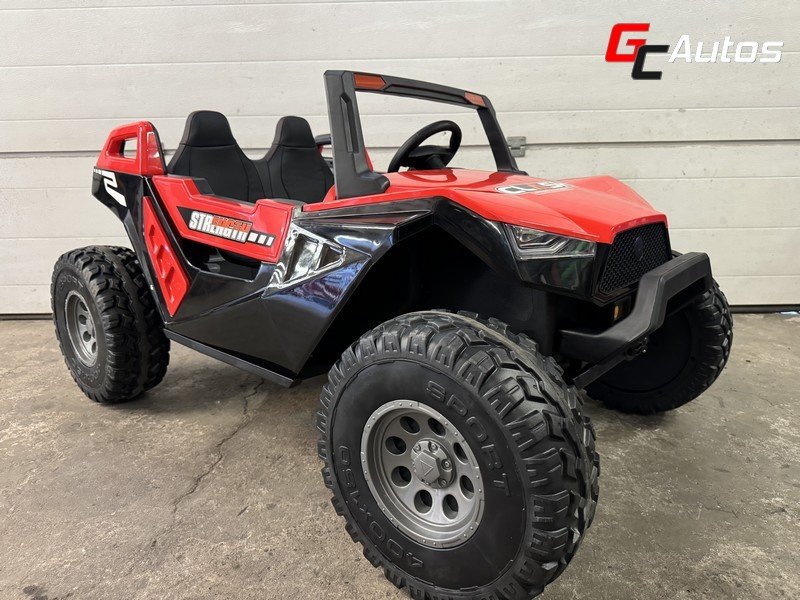 Buggy électrique crawler 24V 4 moteurs 2 x 300W + 2 x 35W - rouge