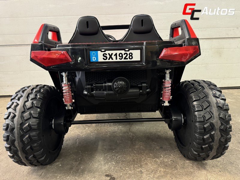 Buggy électrique crawler 24V 4 moteurs 2 x 300W + 2 x 35W - rouge