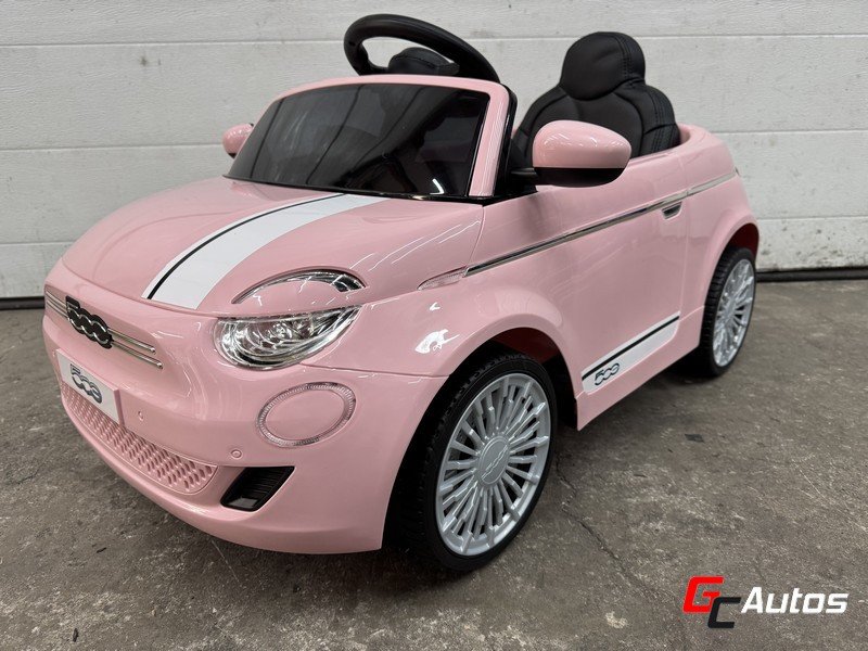 Voiture électrique Fiat 500 (10 mois/4 ans) - rose