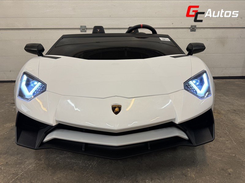 Lamborghini Aventador électrique 24V XXL 174 cm  - blanc