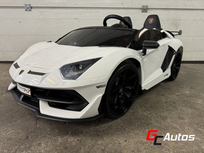 Voiture électrique Lamborghini Aventador 24V - blanc