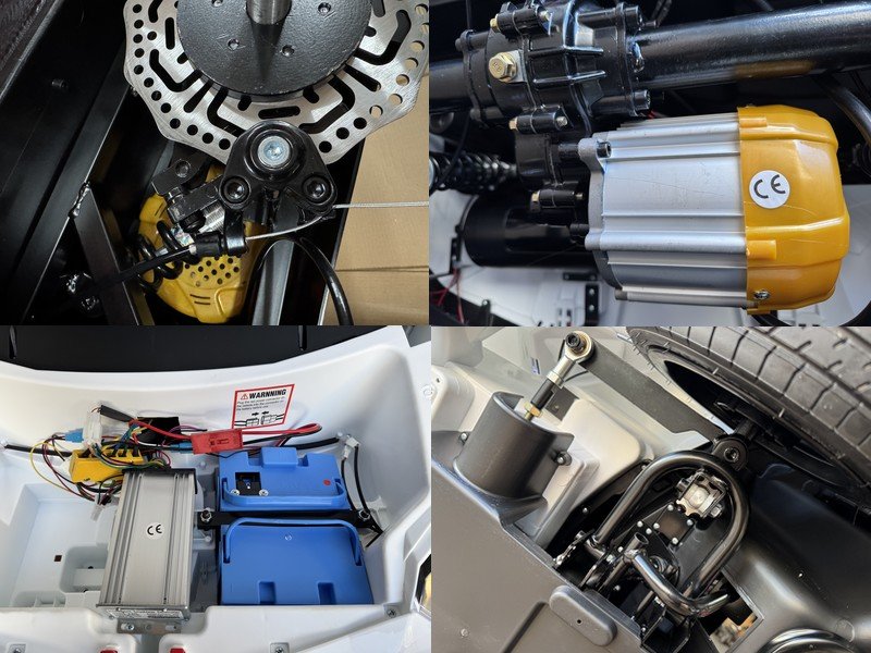  Lamborghini Aventador électrique XXL 24V Brushless 176 cm 2 places (Dès 4 ans) - blanc 