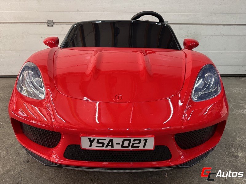 Porsche Panamera électrique XXL 48V Brushless 180 cm 600 Watts 2 places (Dès 5 ans)  - rouge 