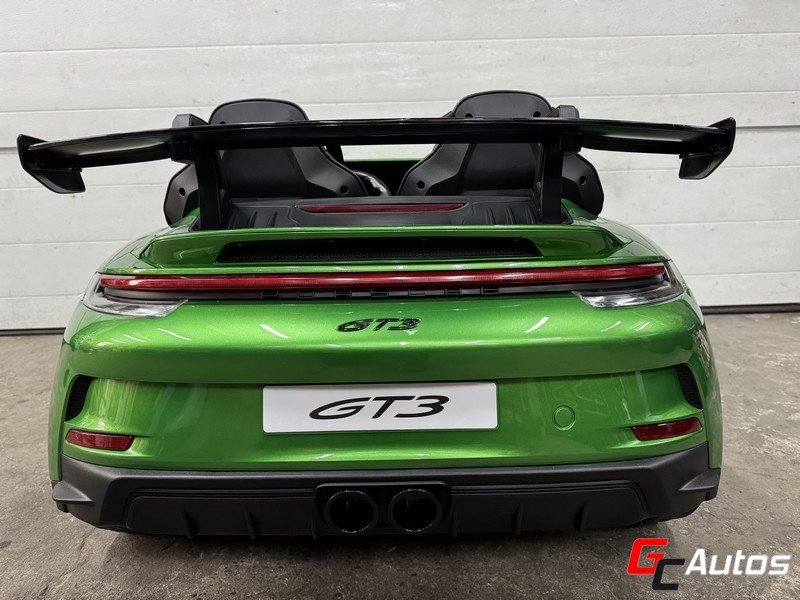 Voiture électrique Porsche 911 GT3 24V 4x200W ecran MP4 (10 mois/7 ans) - vert