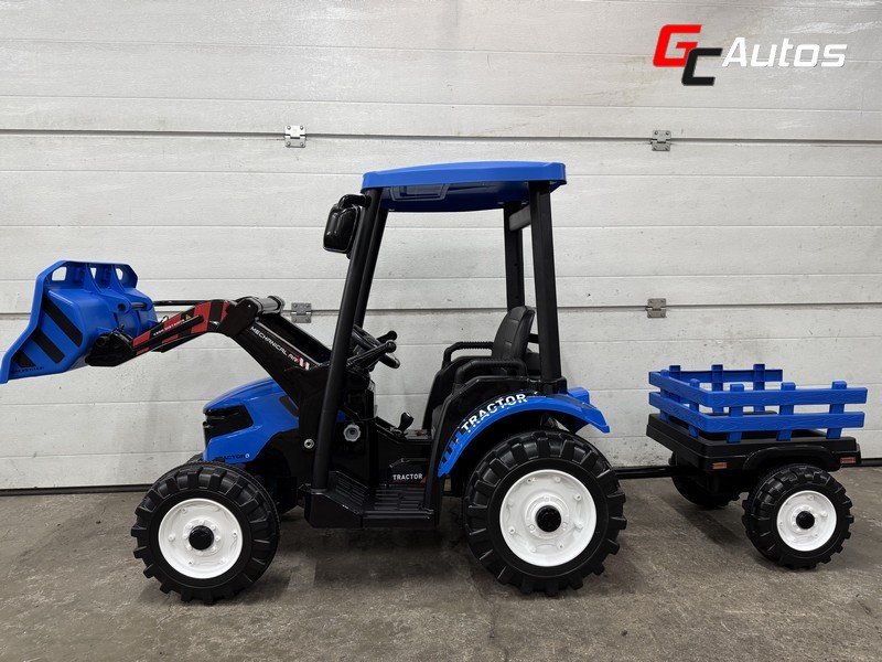 Tracteur électrique 24V - 2 x 200W + remorque (10 mois/5 ans) - bleu